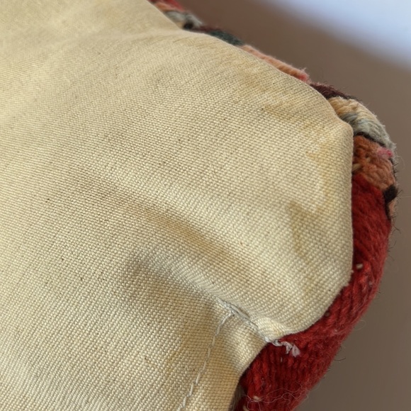 Vintage Navajo Wool Woven Pillow - Picture 7 of 9